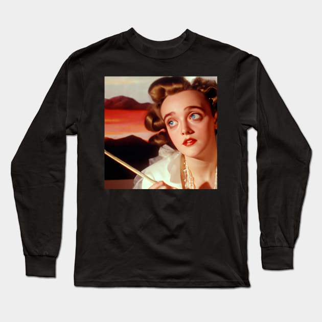 Bette Davis: The Ultimate Leading Lady Long Sleeve T-Shirt by tearbytea